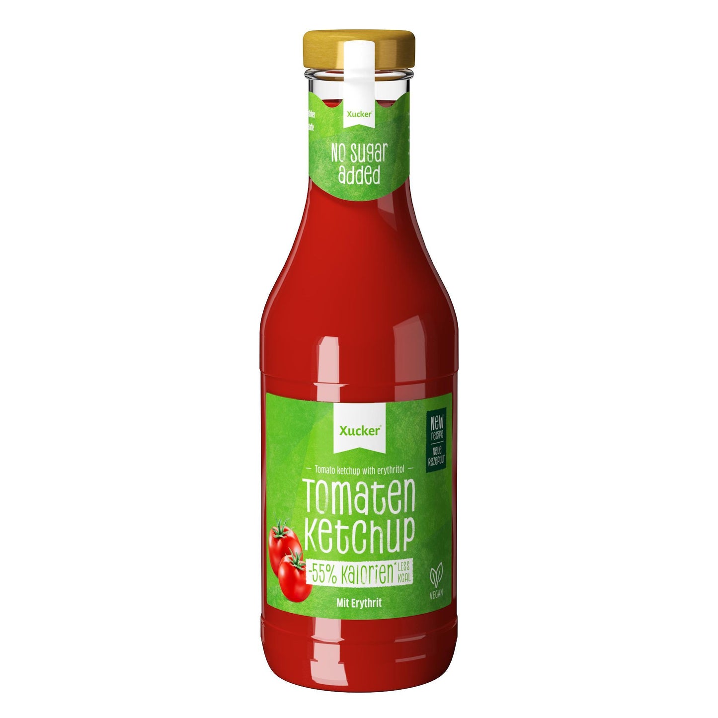 Ketchup mit Erythrit 500ml Flasche | Xucker