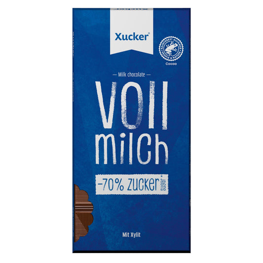 Xylit - Schokolade (38% Kakao) 80g Tafel Vollmilch | Xucker