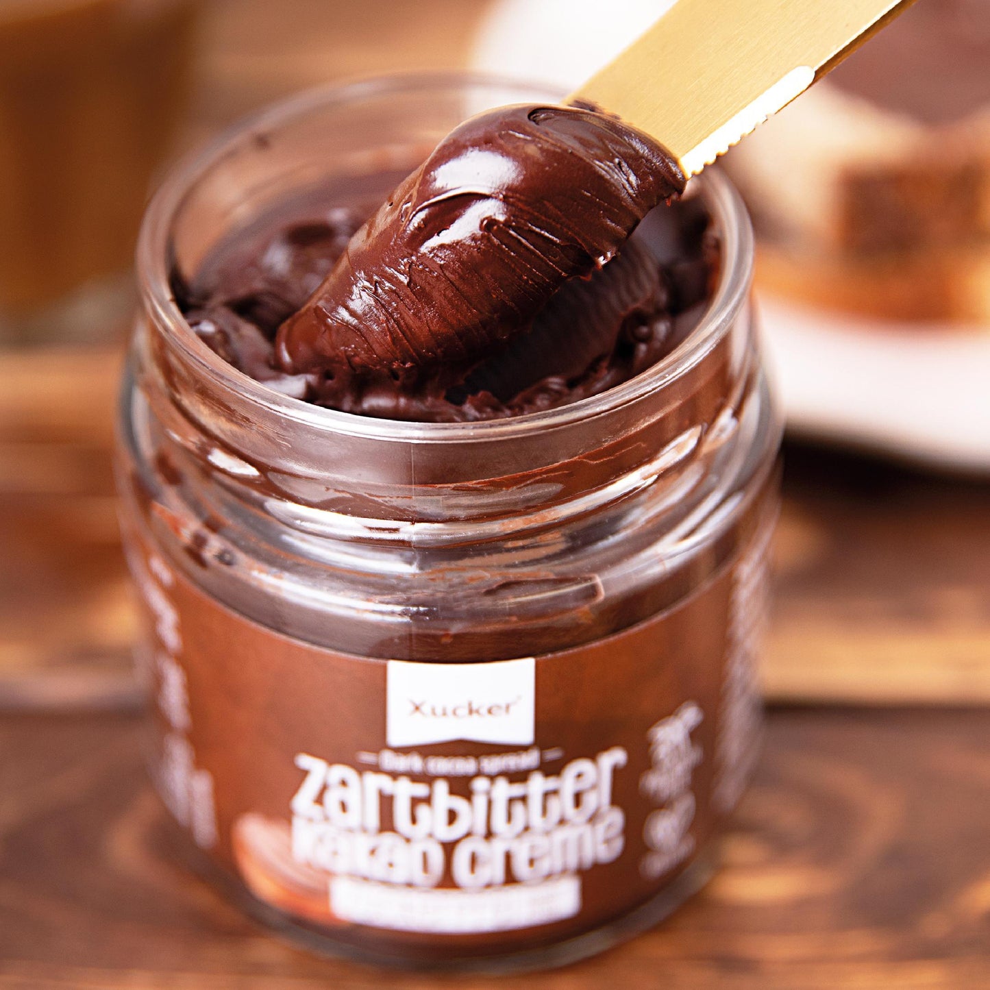 Zartbitter Kakao-Creme mit Xylit 200g Glas | Xucker