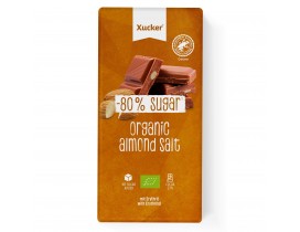 Bio Erythrit - Schokolade (Organic) 100g Tafel Mandel Meersalz | Xucker