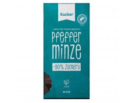Xylit - Schokolade (75% Kakao) 80g Tafel Edelbitter Pfefferminze | Xucker